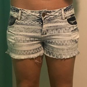 Fire Los Angeles denim shorts